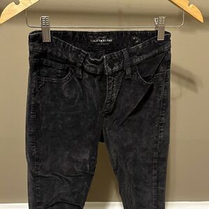 Lucky Brand Women’s Velvet Black Jeans